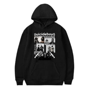 Printed Pullover Hoodie Graphic Hip Hop Merch Hoodie Rapper Hooded Sweatshirt for Men Women