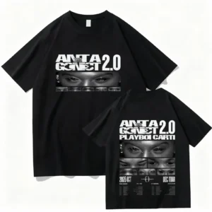Rapper Playboi Carti Antagonist 2.0 Tour Cotton Unisex T-shirt