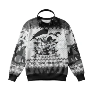MCR The Black Parade Ugly Christmas Sweater | Emo Rock Band Xmas Crewneck | My Chemical Romance Fan Gift