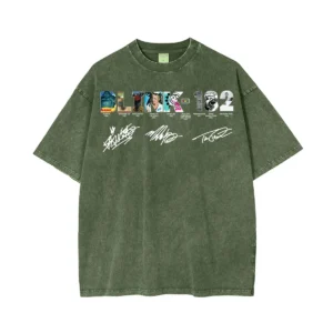 Blink-182 Washed Unisex T-Shirt - Image 4