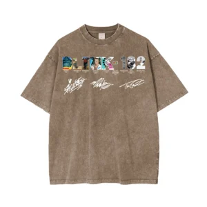 Blink-182 Washed Unisex T-Shirt - Image 3